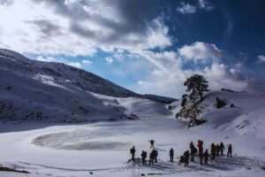 Brahmatal trek route